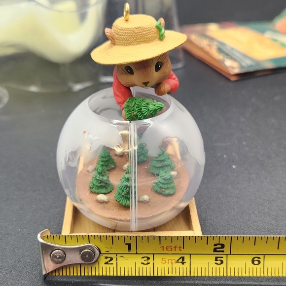 Vtg. Enesco Treasury of Christmas Ornaments Seedlings Greetings Ornament TR933 - Picture 16 of 16